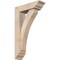 Ekena Millwork Thorton Traditional Smooth Bracket w/ Offset Brace, Douglas Fir, 5 1/2"W x 18"D x 30"H BKT0604X18X30THR01SDF - alternate 1